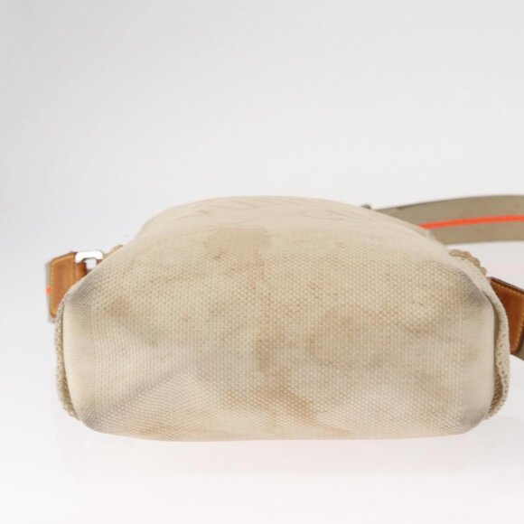 Authentic LOUIS VUITTON Damier Geant LV Cup Weatherly Bag White M80637 LV - Picture 12 of 16